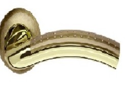 Ручка Armadillo (Армадилло) раздельная R.LD54.Libra26 (Libra LD26) AB/GP-7 бронза/золото